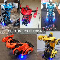 RC Car Transformation Robots Sports Vehicle Model  Drift Car  Toys Cool Deformation Car Kids Toys  Gifts For Boys