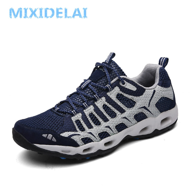 MIXIDELAI New Summer Men Sneakers Fashion Spring Outdoor Shoes Men Casual Men&#39;S Shoes Comfortable Mesh Shoes For Men Size 39-46