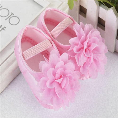 Baby Girl Shoes First Walkers Lace Floral Newborn Baby Shoes Princess Infant Shoes