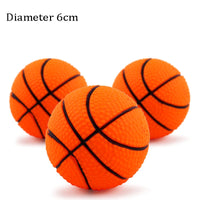 1pcs Diameter 6cm Squeaky Pet Dog Ball Toys for Small Dogs Rubber Chew Puppy Toy