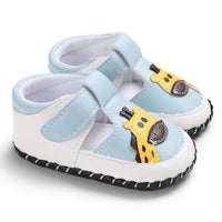 Fashion Newborn Baby Boys Shoes Cartoon Giraffes Print Cute Spring&Summer Boys Girls Shoes First Walkers 0-18M