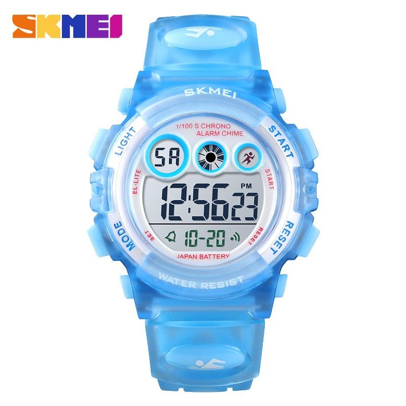 SKMEI Brand Sport Children Watch Waterproof LED Digital Kids Watches Luxury Electronic Watch for Kids Children Boys Girls Gifts