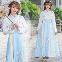 Hanfu Mulheres Women Plum Hanfu Costume Dress Fairy Skirt Fresh and Elegant Huaqing Pavilion Hanfu Clothing Chinese Style