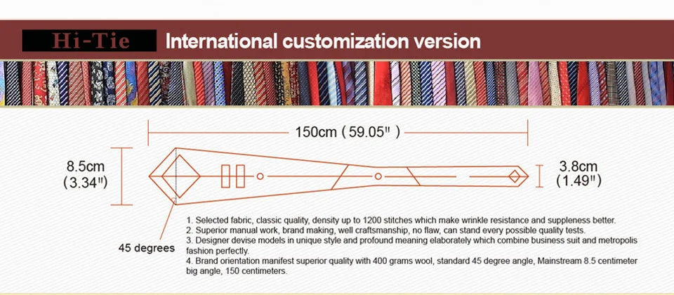 Hi-Tie Peacock Blue Novelty Design Silk Wedding Tie For Men Hanky Cufflinks Gift Mens Necktie Set Business Party Dropshipping