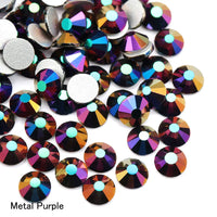 SS16 SS20 SS30 Glitter Rhinestone Crystal AB Non Hot Fix Flat back Rhinestone Apparel for Nail Art Fabric Garment