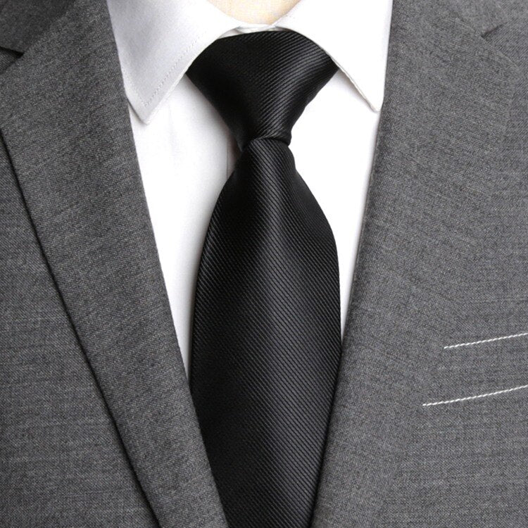 classic men business formal wedding tie 8cm stripe neck tie fashion shirt dress accessories