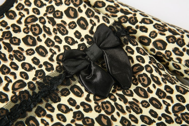Newborn Baby Girl Clothes 3pcs Suit Bodysuit + Tutu Skirt +Headband(hat) Leopard Kids Infant Clothing Sets