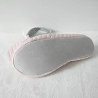 Lovely Bowtie Winter Women Home Slippers For Indoor Bedroom House Soft Bottom Cotton Warm Shoes Adult Guests Flats