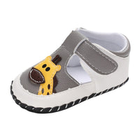 Fashion Newborn Baby Boys Shoes Cartoon Giraffes Print Cute Spring&Summer Boys Girls Shoes First Walkers 0-18M