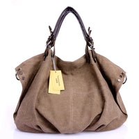 Women Canvas Messenger Bags Handbags Female Tote Bolsas Femininas Ladies Shoulder Crossbody Bags Women's Top-Handle Bags