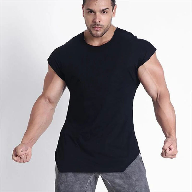 Brand Gyms Tank Top Mens Sleeveless shirts Summer Cotton Slim Fit Men Clothing Bodybuilding Undershirt Fitness tops tees