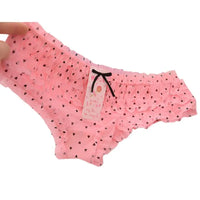 Lovely Girl Sexy Dot women panties Female Underwear Women Lace Ruffles Women's Sheer Panties Butt Lifter Briefs 16 Colors PL2