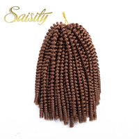 Saisity Ombre Synthetic Hair Extension Crochet Spring Twist Crochet Braiding Hair Jamaica Bounce Twist