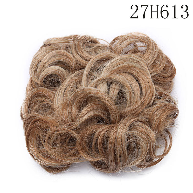 HAIRRO Large Comb Clips In Curly Hair Extension Synthetic Hair Pieces Chignon Women Updo Cover Hairpiece Extension Hair Bun