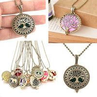 New Aroma Kaleidoscope Retro Necklace Antique Locket Pendant Magnetic Perfume Essential Oil Diffuser Locket Aromatherapy Jewelry