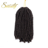 Saisity Ombre Synthetic Hair Extension Crochet Spring Twist Crochet Braiding Hair Jamaica Bounce Twist