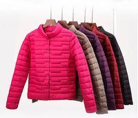 New Designed Winter Women Ultra Light Down Jacket Casual Female Portable Duck Feather Coat Jackets Lightweight Parkas