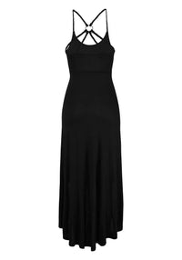 New Hot Sale Womens Summer sexy strap Evening Cocktail Party Backless Beach Long Maxi Dress black Beach Dresses