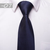 classic men business formal wedding tie 8cm stripe neck tie fashion shirt dress accessories