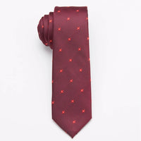 XGVOKH 20 Style Neck Tie Men Skinny necktie wedding ties Polyester Black Dot fashion Mens Business Bowtie Shirt Accessories