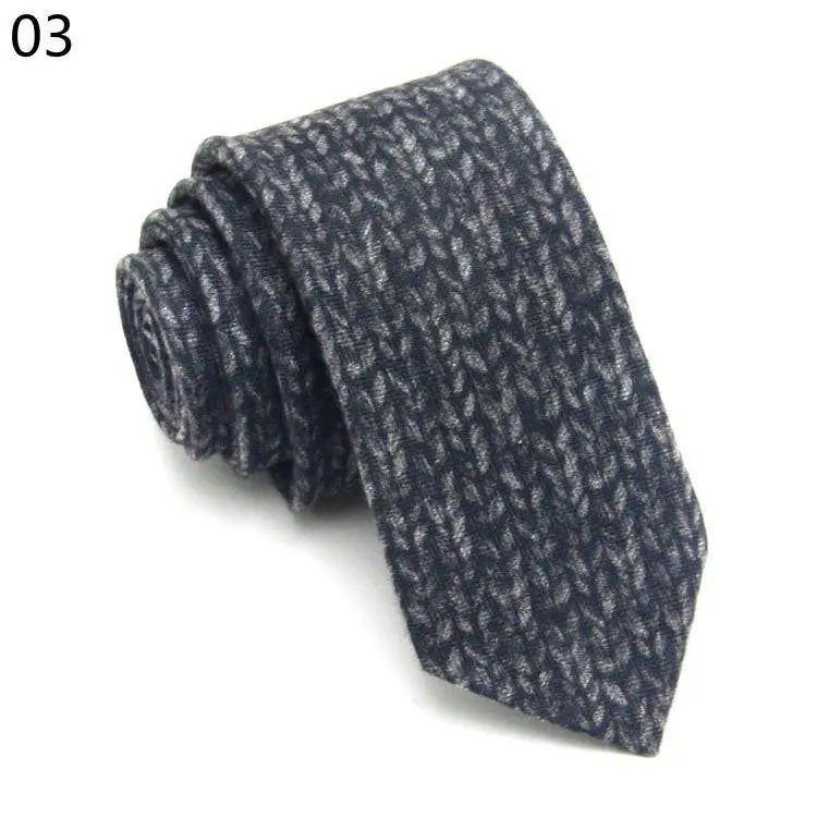 Fashion Men's Colourful Tie Cotton Formal Classic Plaid Ties Necktie Narrow Slim Skinny Cravate Narrow Thick Neckties For Man