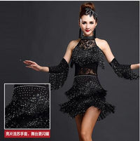 New Latin Dance Dress Women/Girls/Lady New Sexy Fringe Salsa/Ballroom/Tango/Cha Cha/Rumba/Samba/Latin Dresses For Dancing