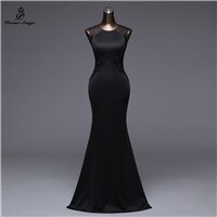 Poems Songs New Simple Mermaid  Evening Dress prom gowns Formal Party dress vestido de festa Elegant Vintage robe longue