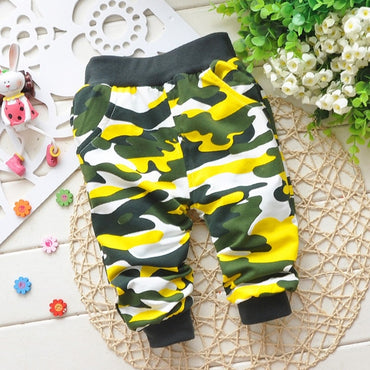 Baby Pants Spring&amp;Autumn Lovely Cotton Camouflage Baby Boy Pants Newborn Baby Girls Pants