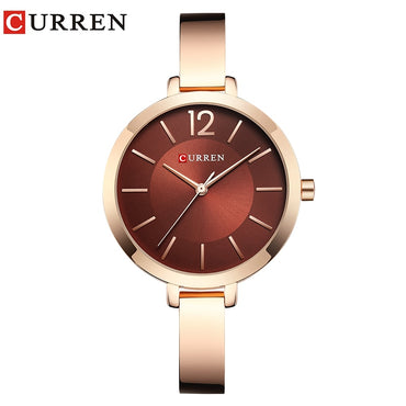 CURREN Fashion Dress Ladies Bracelet Watches Womens Quartz Stainless Steel Band Wristwatch Hot Gift Women&#39;s Watch Reloj Mujer