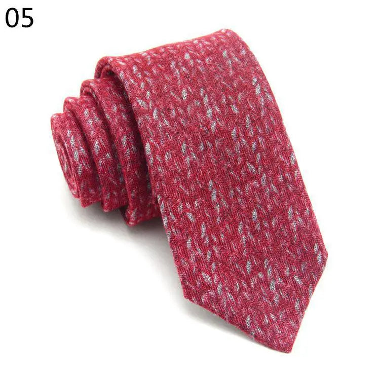 Fashion Men's Colourful Tie Cotton Formal Classic Plaid Ties Necktie Narrow Slim Skinny Cravate Narrow Thick Neckties For Man