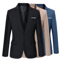 New Fashion Casual Men Blazer Cotton Slim Korea Style Suit Blazer Masculino Male Suits Jacket Blazers Men Clothing Size M-5XL