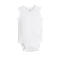 5 PCS/LOT Newborn Baby Clothing 2023 Summer Sleeveless Baby Boy Girl Clothes 100% Cotton White Kids Baby Bodysuits & Jumpsuits