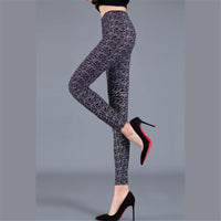 Sexy Printed Pants Fitness Leggins Elastic Casual Women Sexy Leggings Push Up High Waist Trousers