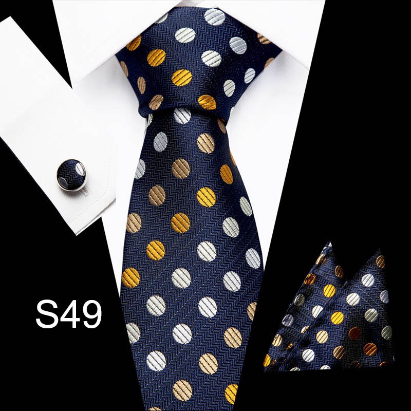 Fashion Business Silver Plaid Silk Men's Tie NeckTie 7.5cm Ties for Men Formal Luxury Wedding Quality Gravata group tie