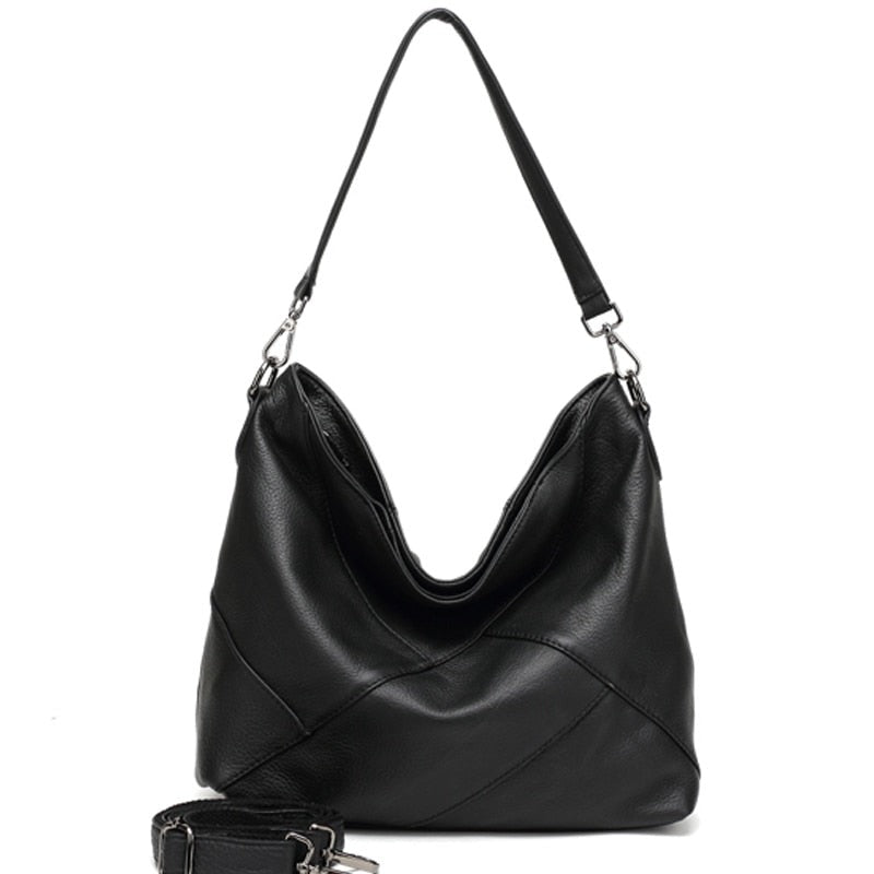 Arliwwi 100% Real Cow Leather Designer Women Shoulder Handbag