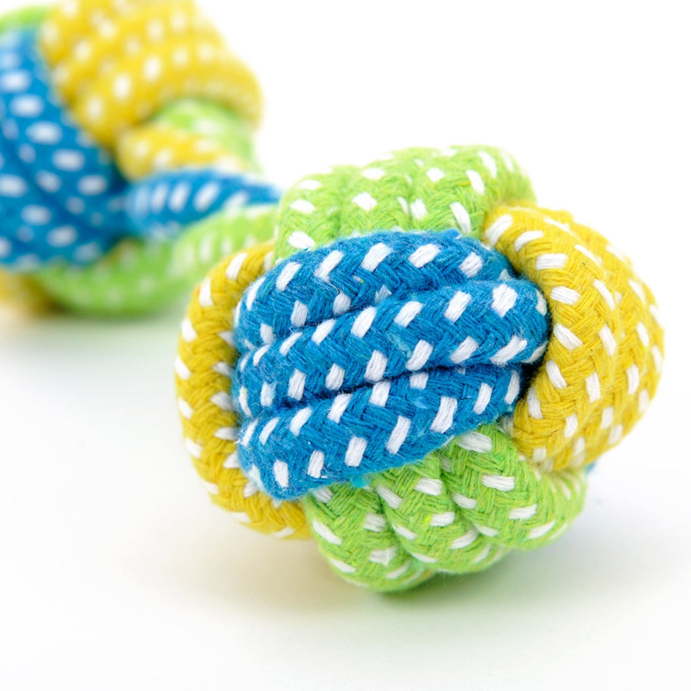 HOOPET Dog Toy Chews Cotton Rope Knot Ball Grinding Teeth Odontoprisis Pet Large Small 7 Style Options