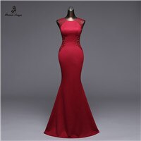 Poems Songs New Simple Mermaid  Evening Dress prom gowns Formal Party dress vestido de festa Elegant Vintage robe longue