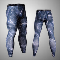 Men&#39;s Fitness Running Tights Gym training pants Camouflage Tracksuit Compression pants Jogging clothing leggings rashgard men