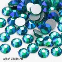 SS16 SS20 SS30 Glitter Rhinestone Crystal AB Non Hot Fix Flat back Rhinestone Apparel for Nail Art Fabric Garment