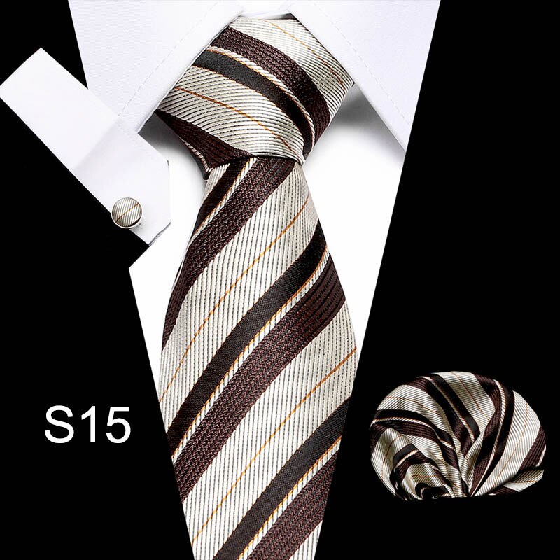 Fashion Business Silver Plaid Silk Men's Tie NeckTie 7.5cm Ties for Men Formal Luxury Wedding Quality Gravata group tie