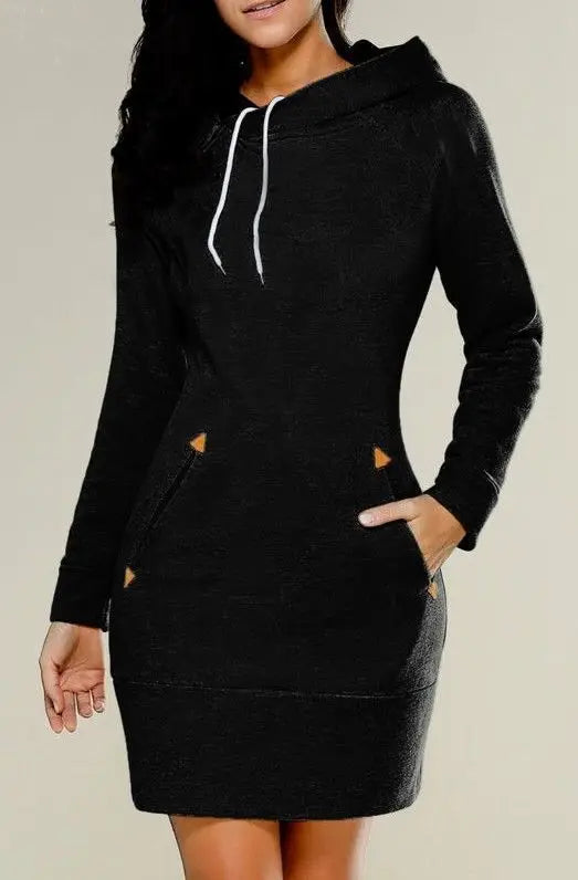 2019 Autumn Winter Women Winter Dresses Zippers Long Sleeve Hooded Dre Mega Mart Center 2019 Autumn Winter Women Winter Dresses Zippers Long Sleeve Hooded Dre Mega Mart Center