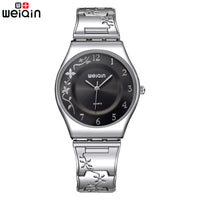 Brand Women Fashion Gold Luxury Dress Stainless Steel Bracelet Quartz Watch Ladies Ultra Slim 6mm Simple Diamond Elegant Hour