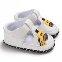 Fashion Newborn Baby Boys Shoes Cartoon Giraffes Print Cute Spring&Summer Boys Girls Shoes First Walkers 0-18M