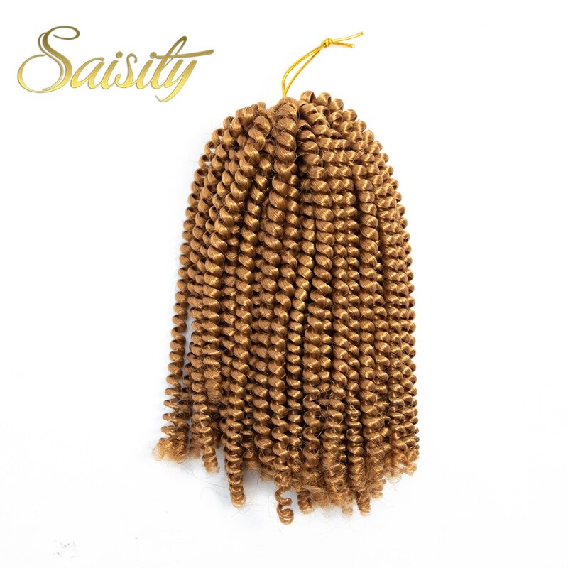 Saisity Ombre Synthetic Hair Extension Crochet Spring Twist Crochet Braiding Hair Jamaica Bounce Twist