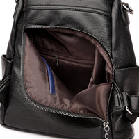 Women's Waterproof Anti Theft Leather Backpack 2022 Girls Shoulder Bags Multifunctional Large Capacity Travel Backpacks Mochilas