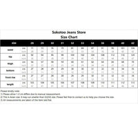 Sokotoo Men's black patchwork stretch denim biker jeans for motorcycle Slim fit skinny ripped pencil pants