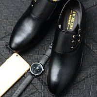 2022 Italian men's leather shoes large size luxury dress shoes men's high quality office loafers men's casual wedding shoes