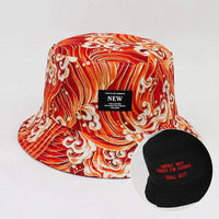 Cotton Print Bucket Hat Fisherman Hat Outdoor Travel Sun Cap Hats for Men and Women 174
