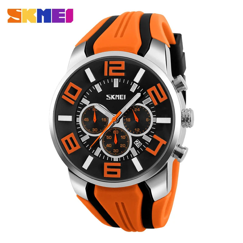 Watches Men Luxury Brand SKMEI Chronograph Men Sports Watches Waterproof Male Clock Quartz Men's Watch reloj hombre 2018