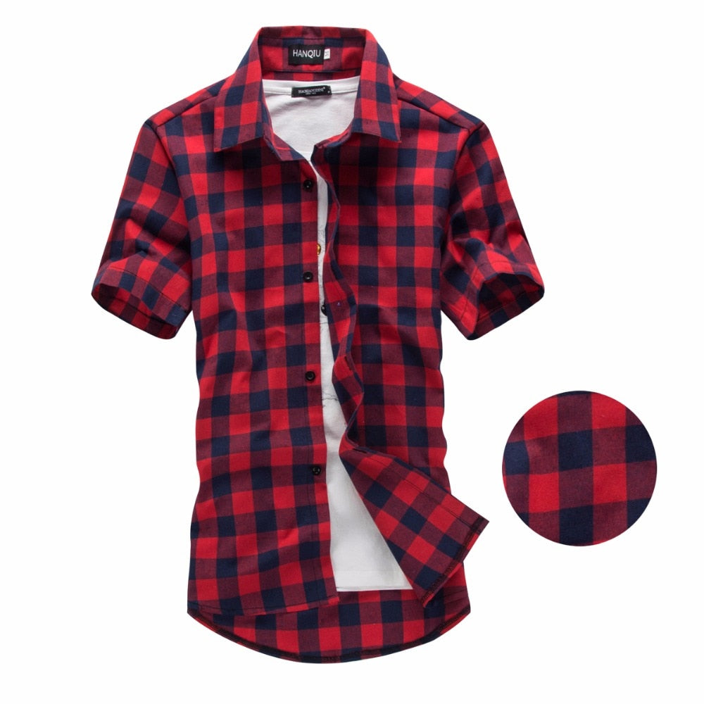 Red and black flannel shirt outfit on sale